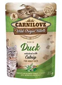 Nourriture humide pour chats carnilove combien de taux et de chatnip 85g
