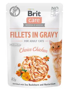 Brit Soins aux poulets humides pour chats adultes, 85g
