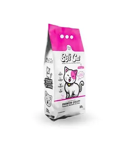 Litière pour chats parfumée au talc pour bébé soft cat 5l