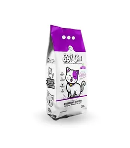 Litière pour chats parfumée à la lavande soft cat 5 l