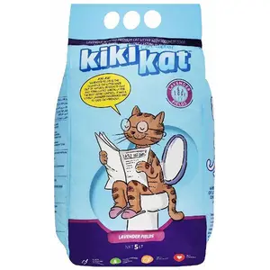 Litière pour Chat au parfum de la lavande - Kikikat 5l