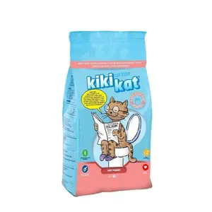 KIKIKAT 10L, Litière pour chats au parfum baby powder