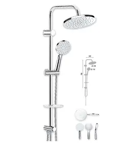 Set De Douche Jojo Chrome Ds-1490