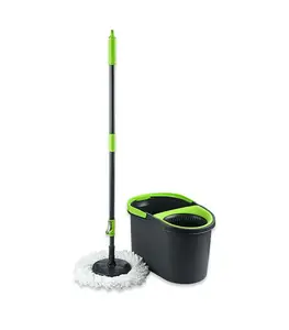 Kit de nettoyage avec Frange, Large Seau 16 Litres à essorag automatique