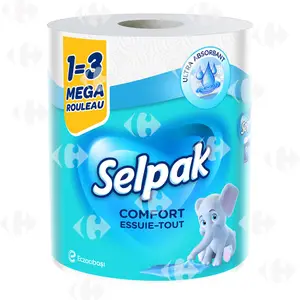Papier Cuisine confort 2 Plis Selpak 1 unité