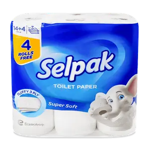 Papier hygiénique 3plis Super Soft 18 rouleaux - SELPAK