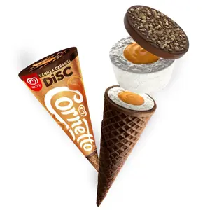 Cornetto cône de glace vanille caramel 140ml