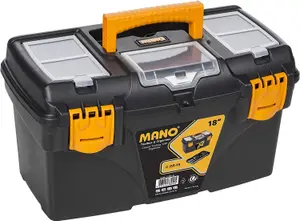 Boite A Outils Vide En Pvc Classique Mano Cor-18-117416