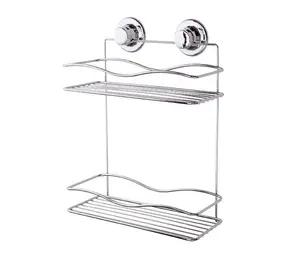 Etagère De Douche 2 Niveaux Avec Ventouse