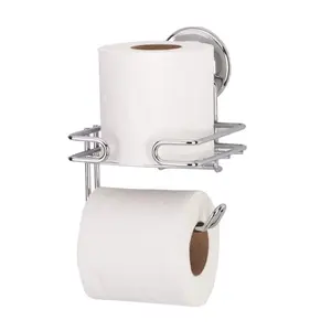 Porte Papier Toilette 2 Niveaux Avec Ventouse