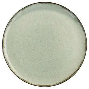 Assiette Plate en Porcelaine Vert Mood 19cm