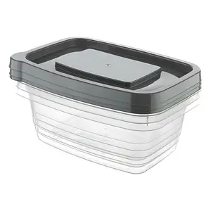 Boîte Alimentaire Rectangulaire Eco-Fresh 1130ml 3 pièces