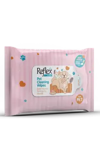 Lingettes Nettoyantes pour Animaux de Compagnie Reflex CARE Baby Powder, 30 unités