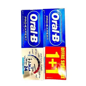 Dentifrice Pro-Expert Protection Professionnelle 2x75ml - ORAL-B