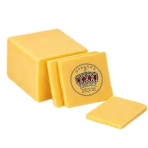 Fromage Fondu au Cheddar Kroon 12 Tranches 200g