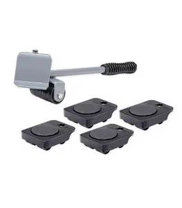 kit déplacement de meuble : 5 roulettes de levage pour meuble 150kg
