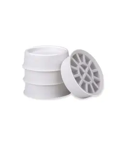 Set de 4 amortisseurs de vibrations sous machine à laver 6,5x6,5x2 cm