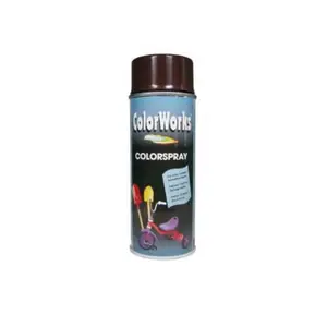 Bombe Peinture Brillante Brun Chocolat Ral 8017 400Ml- Motip