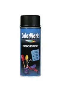 Peinture Aérosol 400 Ml Noir Semi- Brillante Ral9005