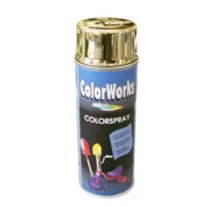 Peinture Aérosol 400 Ml Effet Or Chromé