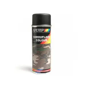Peinture Aérosol De Camouflage Noir - Motip