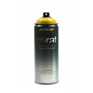 Peinture Aérosol Carat Jaune Colza Brillante - Motip