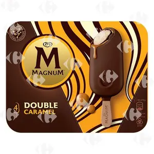 Batonnets Glace Magnum Double Caramel 4*88ml