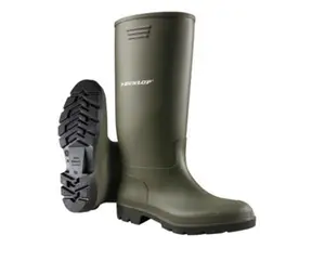 Botte De Chantier Dunlop En Pvc Vert 40 A45 S/C
