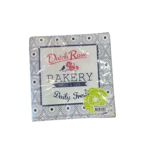 SET 20 SERVIETTES 0010043 PAPIER BAKERY 33X33 CM DUTCH ROSE 0010043