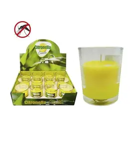 Bougie Citronnelle Gobelet En Verre De 50 Grammes 5X6Cm