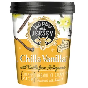 Glace en Pot Vanille Happy Mrs Jersey 500ml