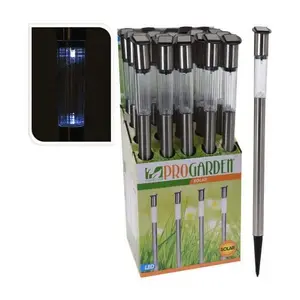 Lampe Solaire En Acier Inoxydable