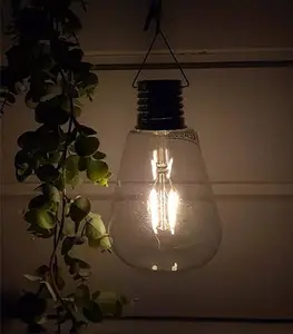Lampe De Jardin Solaireled Décorative Avec Poignée 2 Assortiments