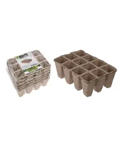 Plateau De Germination 12 Cellules - Lot De 6 Pièces