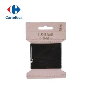 Carrefour Élastique à coudre noir, 200cm