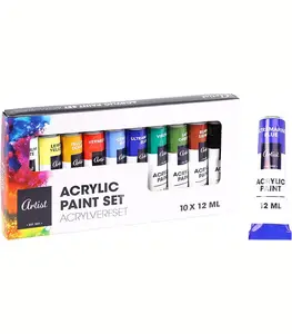 Set De Peinture Acrylique 10X12Ml