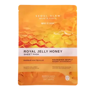 Masque en feuille gelée royale miel 25mL - SEOUL GLAM
