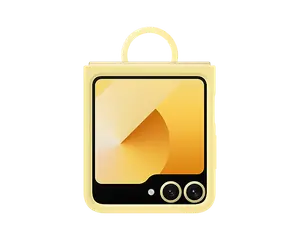 COVER GALAXY Z FLIP6 SILICONE CASE YELLOW SAMSUNG