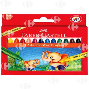 Crayons à Cire Petit Modèle Jumbo Faber Castell 12 unités