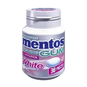 Chewing gum white tutti fruitti - La boite de 38 pièces - MENTOS (24)