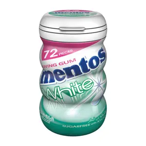 Chewing-Gum Sans Sucres Saveur Menthe Verte White 103G - Mentos