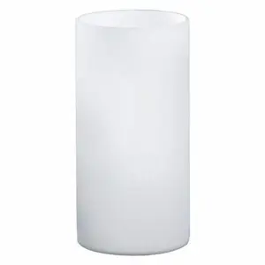 Lampe À Poser E14 60W Verre Opale Blanc Diamètre 100Mm Geo