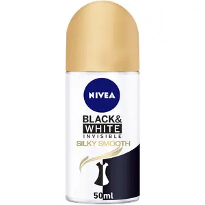 Déodorant bille Femme Black & White Silky Smooth 50ml - NIVEA