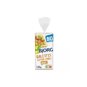 Galettes bio maïs extra-fines 130g - BJORG