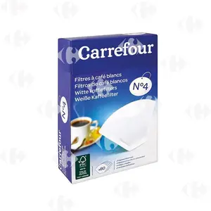 Filtre A Cafe N4 Blanc Crf 80 Uts