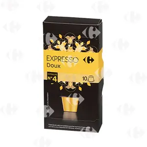 Café en Capsules Expresso Doux Carrefour N4x10