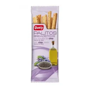 Quely Gressins À L'huile D'olive Et Graines De Chia - 50g /648971