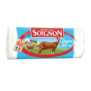 Fromage Bûche de Chèvre Affinée Light Soignon 180g