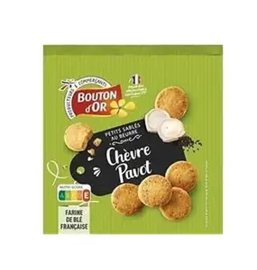 Intermarché - Mini salé chèvre et pavot 120g – BOUTON D’OR