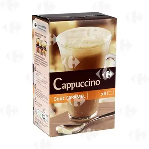 Stick Cappuccino Caramel Carrefour 8x17g